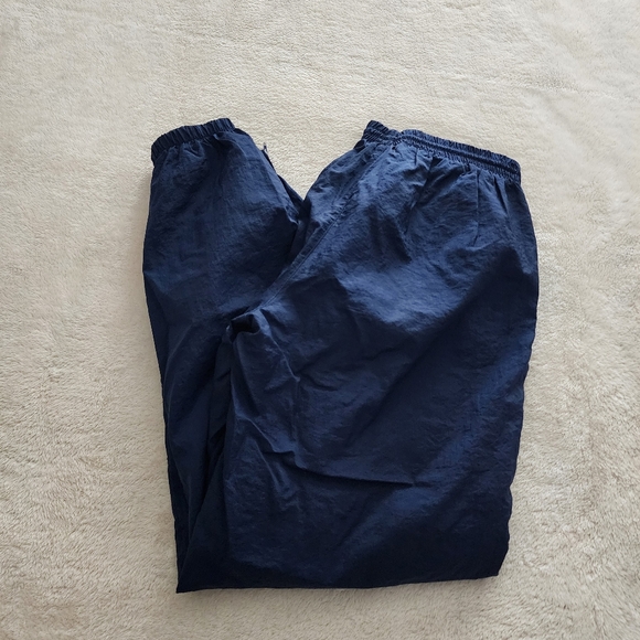 Vintage 90s Nike Air Windbreaker Pants, Men's Size XL - Navy - Picture 9 of 14